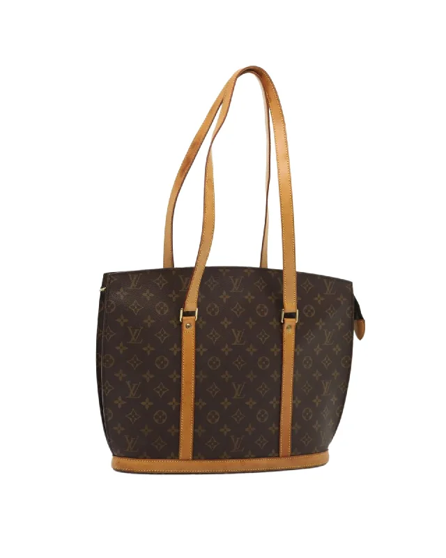 Monogram Canvas Babylone Tote Bag with Classic Design