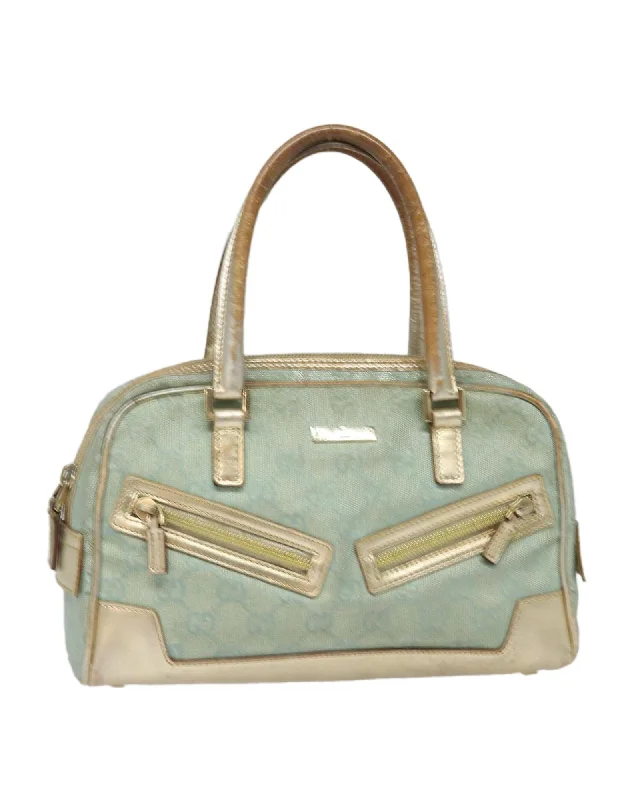 Canvas GG Hand Bag with Top Handle