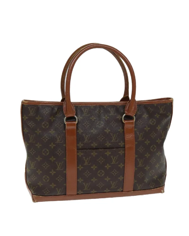 Monogram Sac Weekend PM Tote Bag with Authentic Detailing