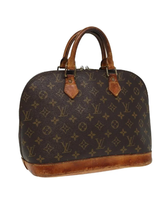 Monogram Canvas Alma Hand Bag with Classic Design