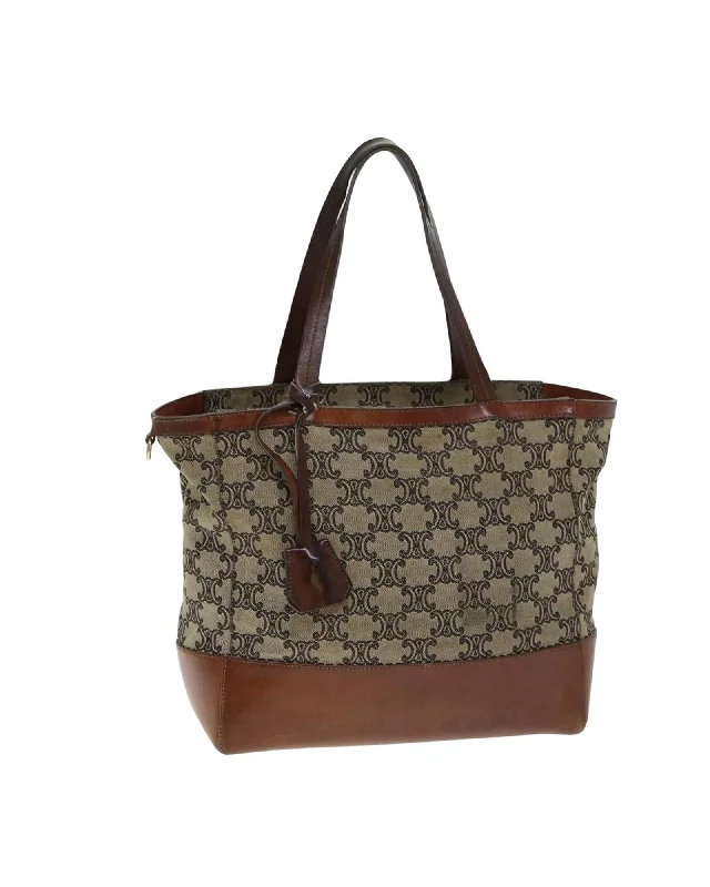 Triomphe Canvas Hand Bag with Handle Drop