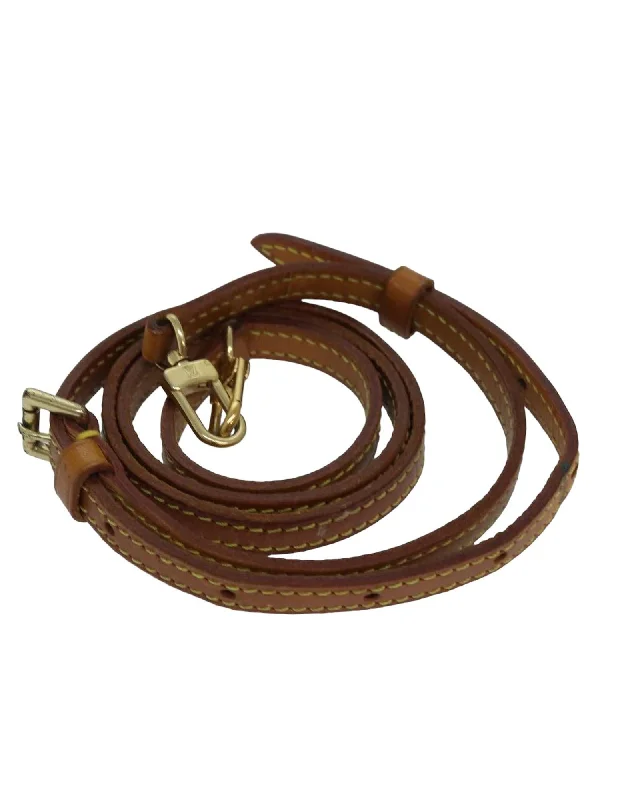 Adjustable Leather Shoulder Strap with Metal Fittings