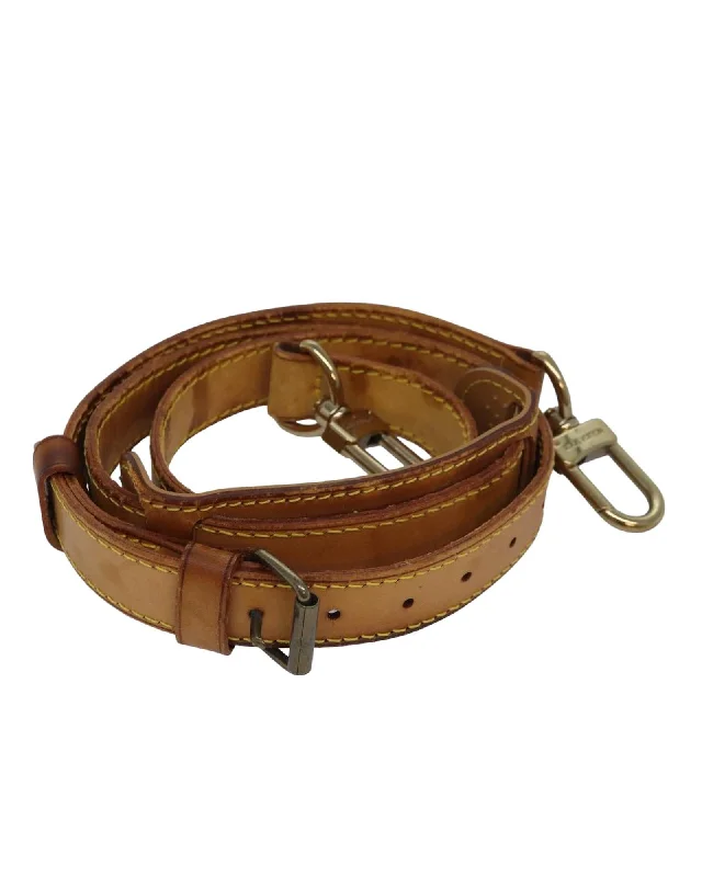 Adjustable Leather Shoulder Strap with Metal Fittings