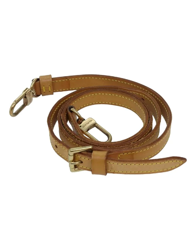 Adjustable Leather Shoulder Strap with Metal Fittings