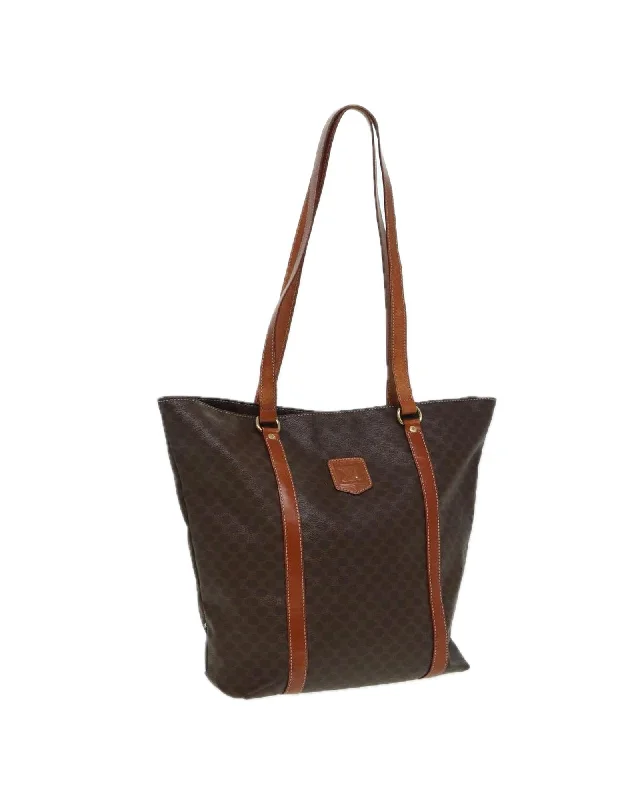 Macadam Canvas PVC Leather Tote Bag