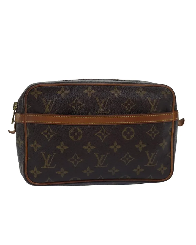 Monogram Canvas Clutch Bag