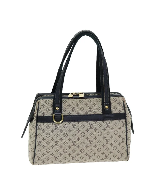 Monogram Mini Canvas Hand Bag with Classic Design