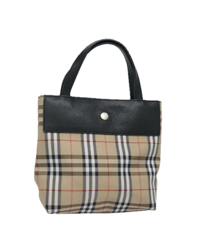 Nova Check Canvas Hand Bag with Handle Drop