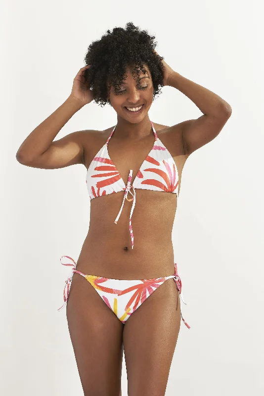 Bikini Top - Classic Tropical Leaves Recycled Plastic Swimwear