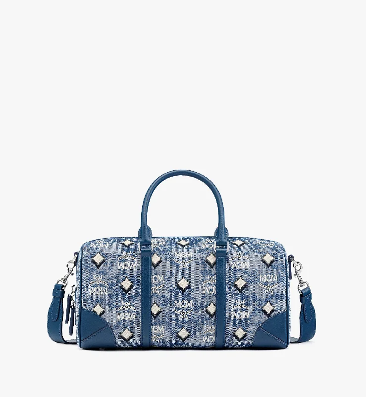 Aren Boston Bag In Vintage Monogram Jacquard