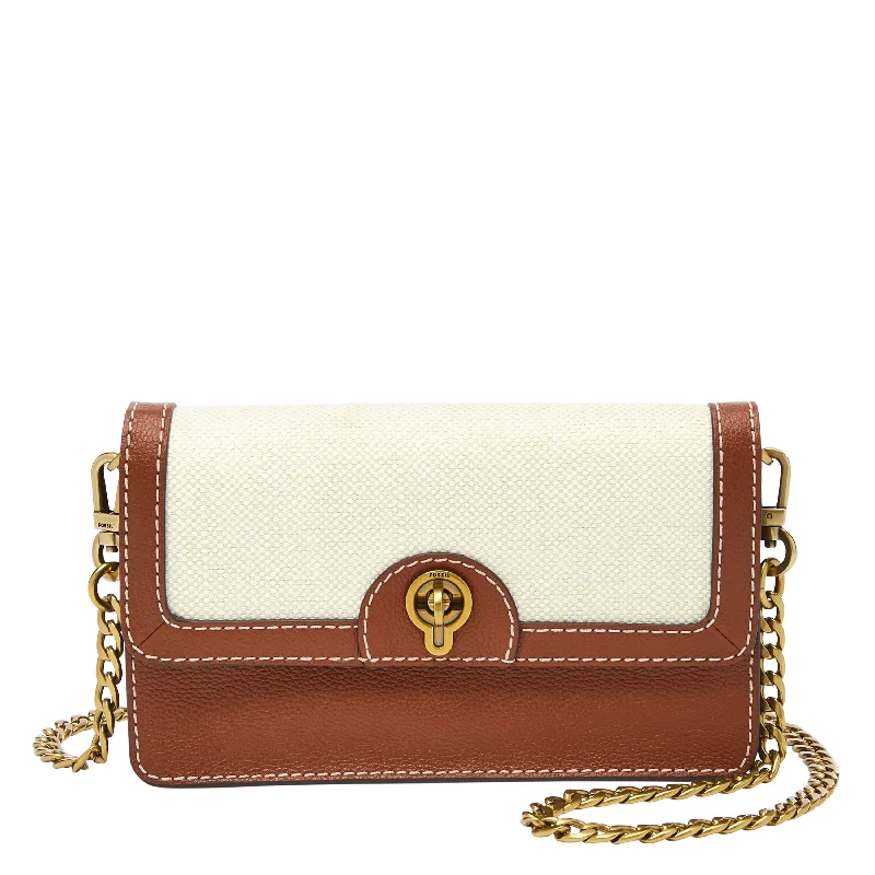 Fossil Women's Ainsley Leather Wallet Crossbody