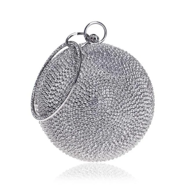 Luxy Moon Round Evening Clutches Lady Handbags