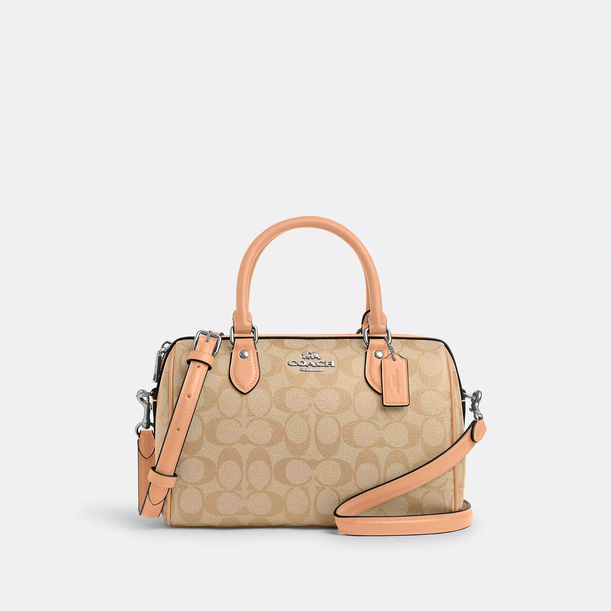 Coach Outlet Rowan Satchel Bag In Signature Canvas