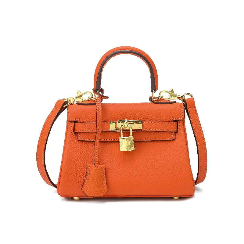 Full-Grain Small Crossbody/Shoulder Leather Bag