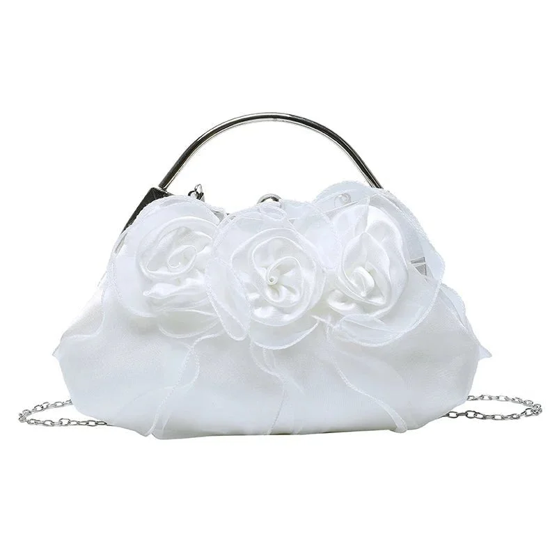 Luxy Moon Handbags Pouch for Wedding Elegant Bridal Flower Evening Clutch Bag