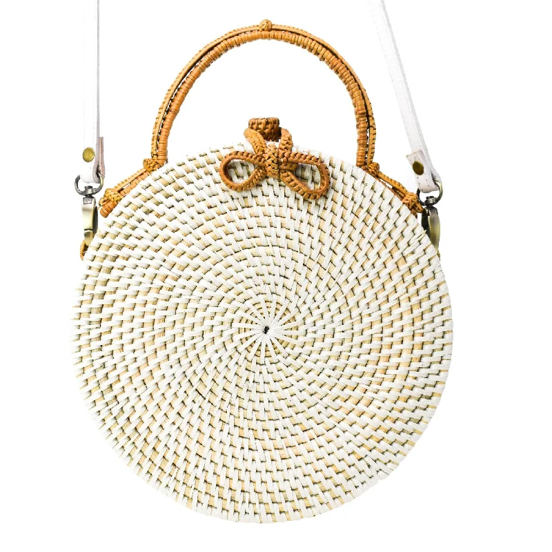 MILLY BAG IN WHITE & TAN