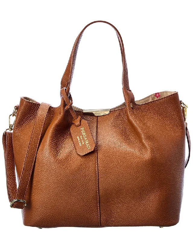 Persaman New York Stella Leather Tote