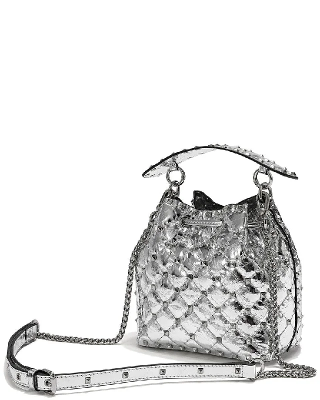 Tiffany & Fred Quilted & Studded Leather Tote